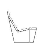 Fauteuil Kymo sans accoudoir