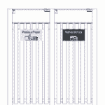 Papelera separación de residuos 2 recipientes Cineo