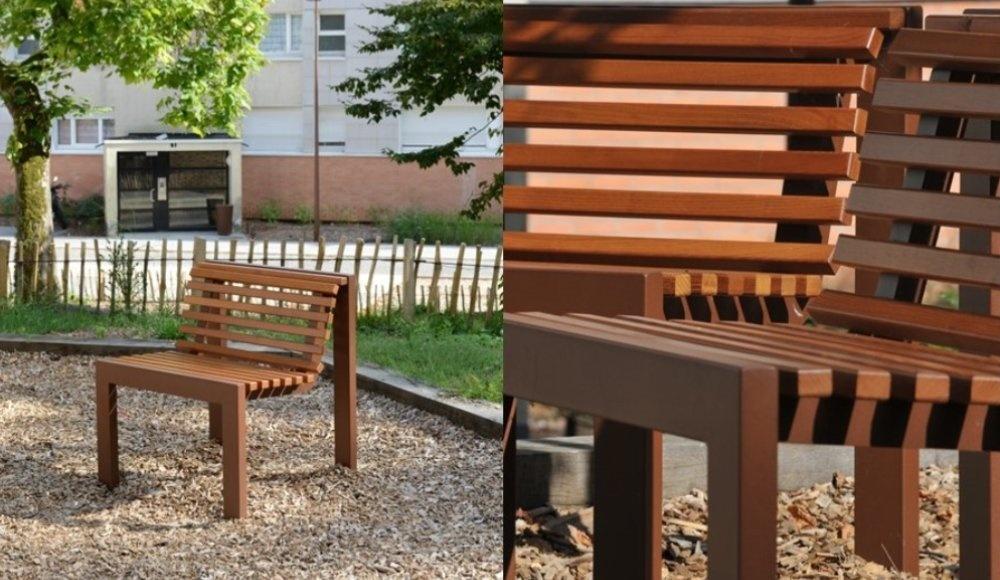 Fauteuil urbain contemporain Cinéo