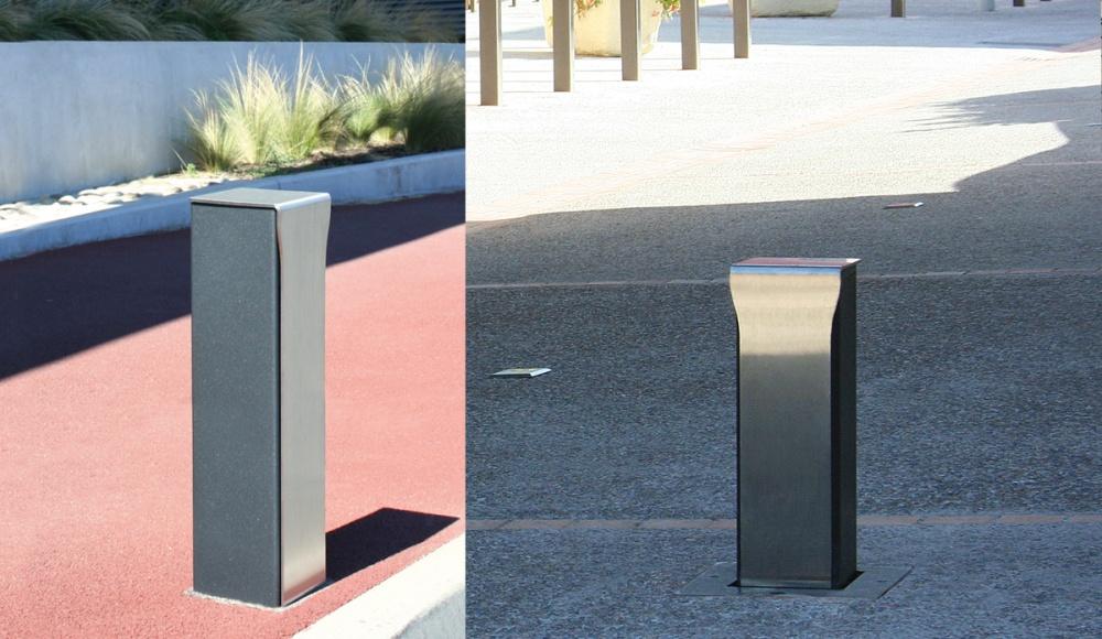 Fusion 170 bollards, H 500 and 700