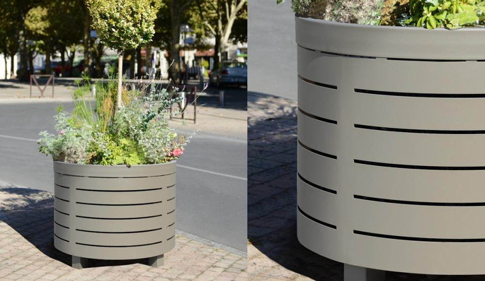 Clea round planter