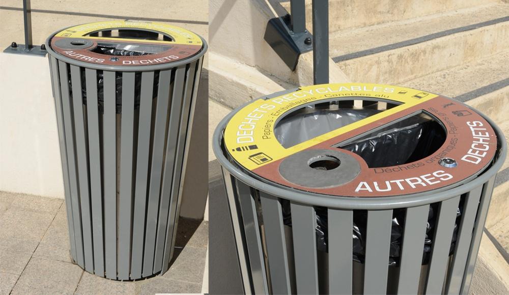 Waste sorting bins - Mobilier urbain, Univers & Cité