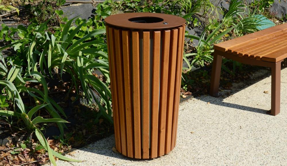 Exotica Cylindrical litter bin