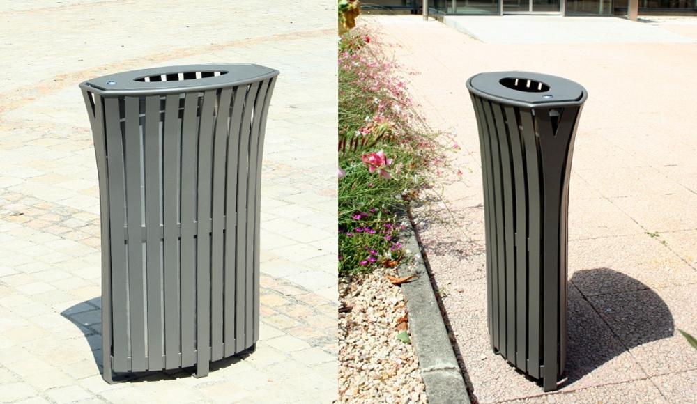 Solis Oval litter bin