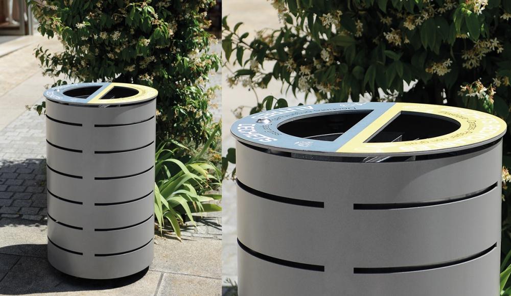 Amandine waste sorting litter bin 