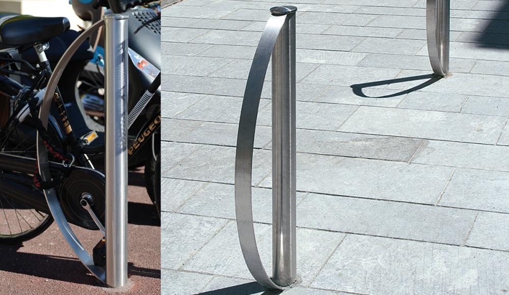 Stainless steel Vision bike rack