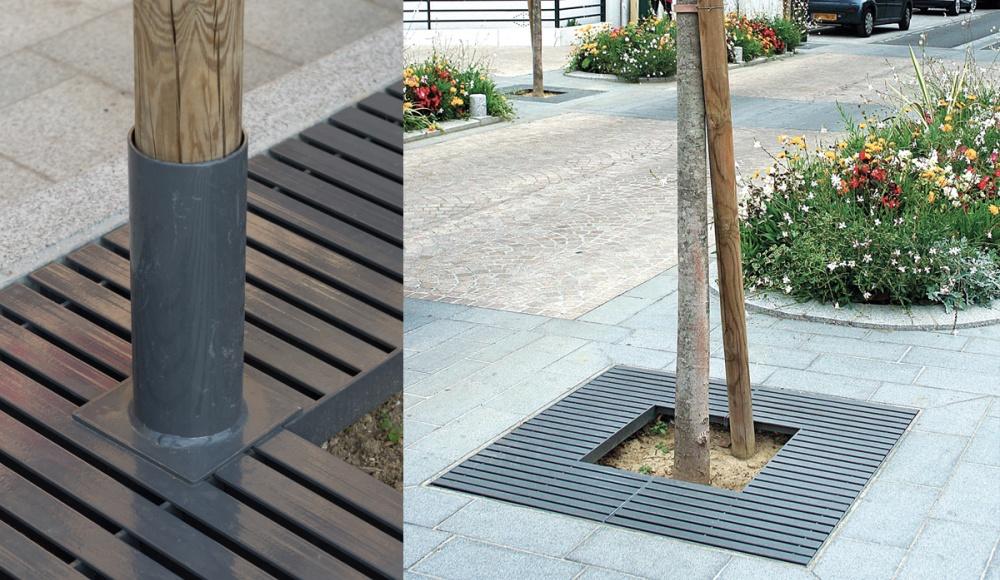 Synergie square Tree grate 1200